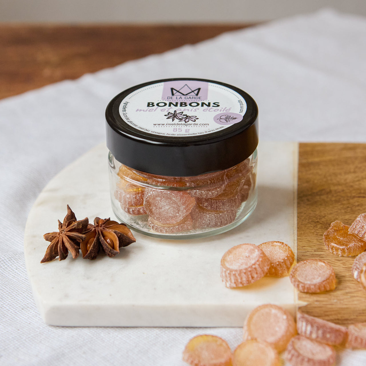 Bonbons Miel et anis étoilé Miel de la Garde