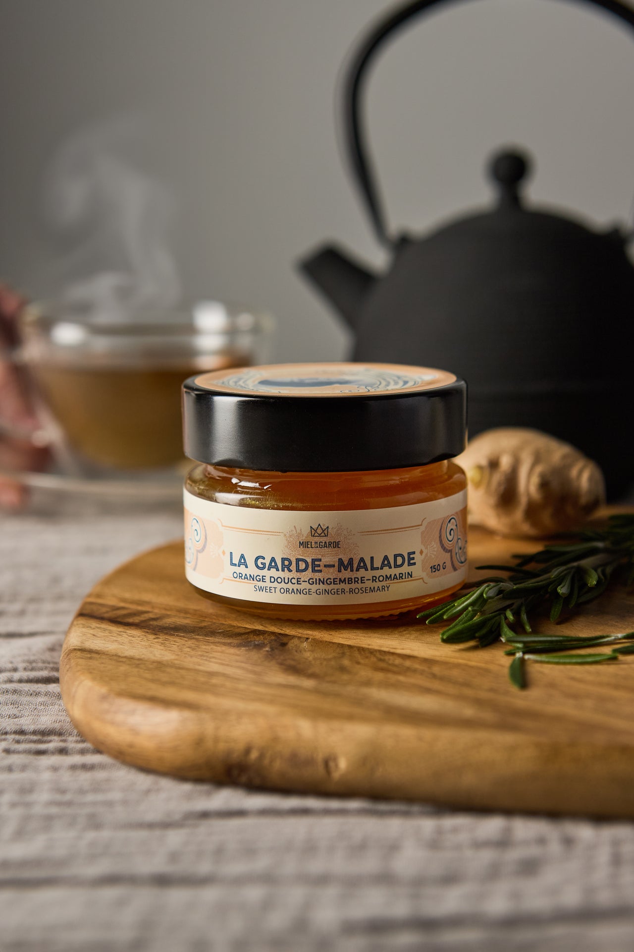 La Garde-Malade orange douce romarin gingembre Miel de la Garde Produits santé