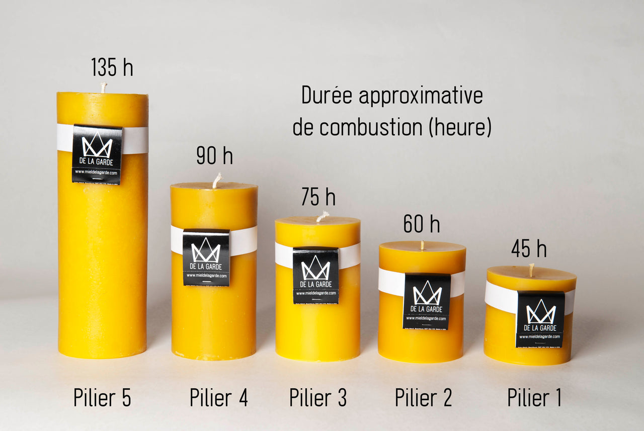 Chandelle Cire d'Abeille