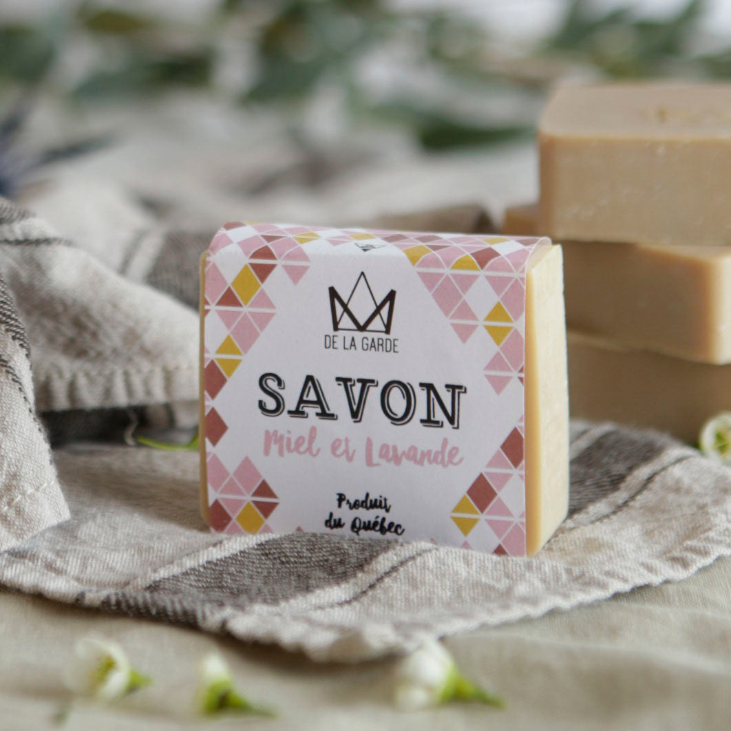 Savon miel et lavande